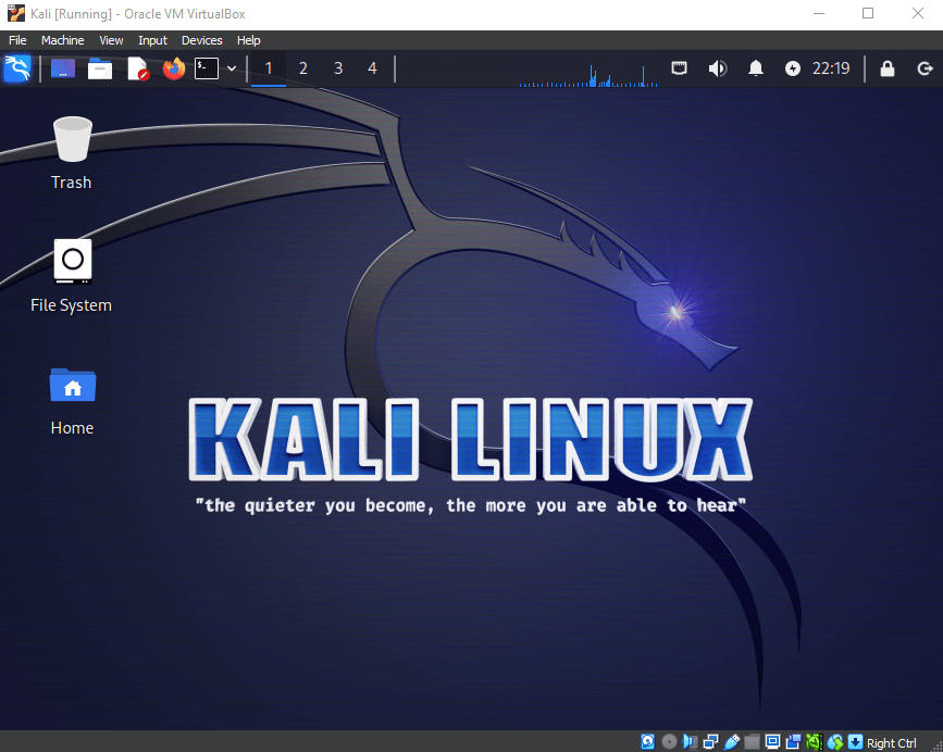 Kali Desktop